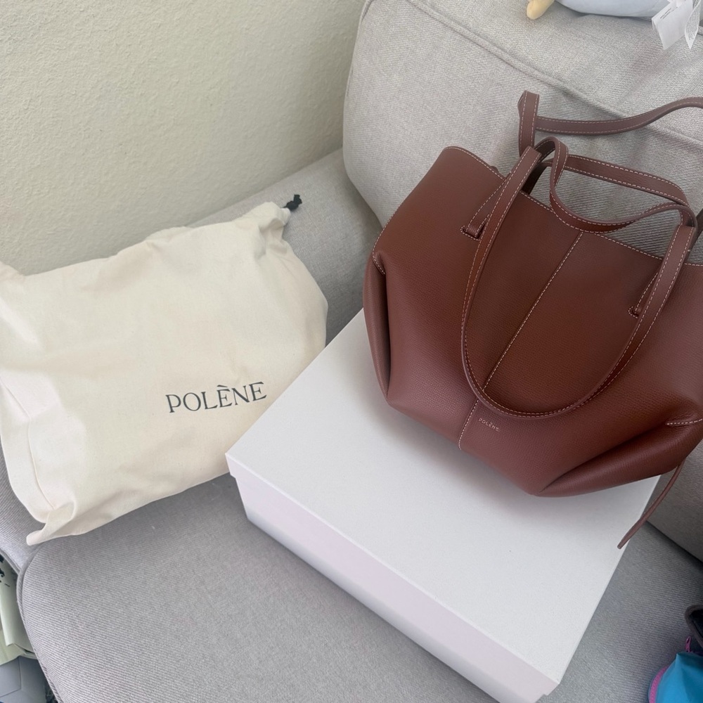 Poléne – Cyme Mini in Textured Cognac